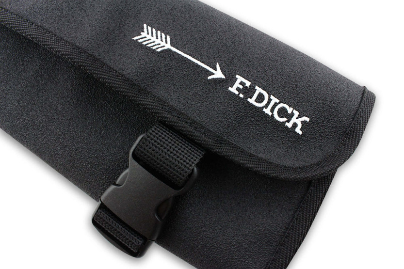 Tomt, tvättbart DICK-fodral för 11 knivar och bestick