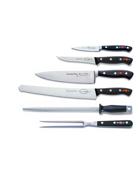 Chef set 4 DICK knives + 2 utensils