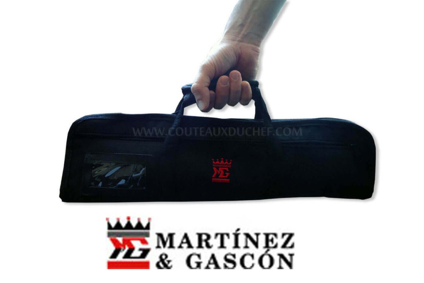 Tasche für 4 Messer + Tasche Zubehör Martínez & Gascón