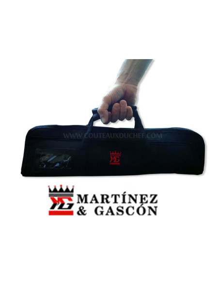 Tasche für 4 Messer + Tasche Zubehör Martínez & Gascón