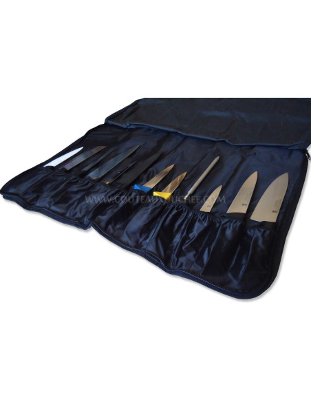 12-knife case + accessory pocket Martínez & Gascón