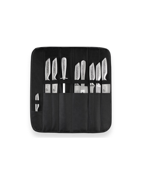Sett med 9 Pradel Excellence-kniver i rustfritt stål