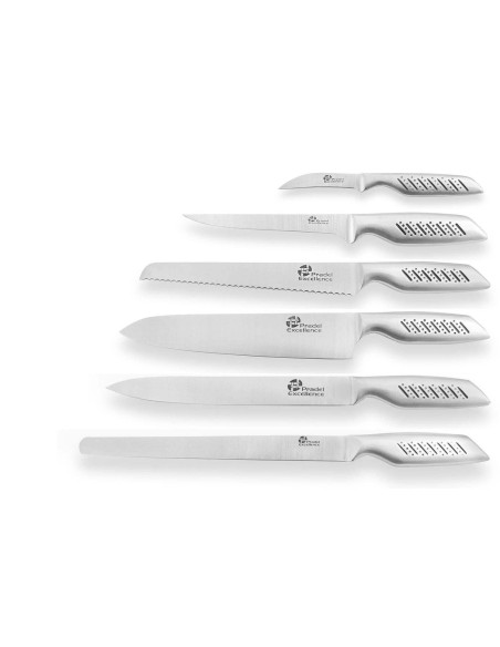 Conjunto de 9 facas em aço inoxidável Pradel Excellence
