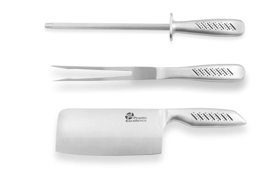 Sæt med 9 Pradel Excellence-knive i rustfrit stål