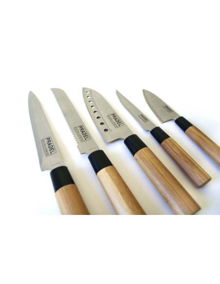Set di 11 coltelli Pradel Excellence in stile giapponese