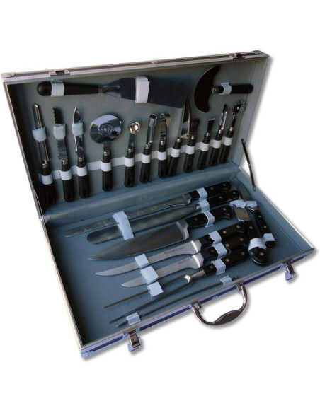 Valigetta da cuoco Pradel Excellence 23 coltelli e accessori