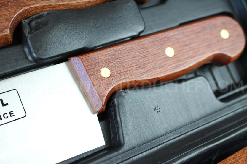 Estuche de 7 cuchillos y accesorios para carniceros y cazadores Pradel Excellence