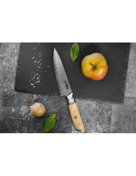 Juego de 4 cuchillos de cocina Fukito Pakka San Mai