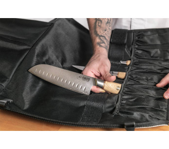 Conjunto de 4 facas de cozinha Fukito Pakka San Mai 2