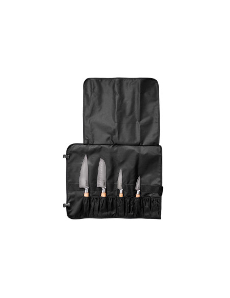 Set van 4 Fukito Pakka San Mai keukenmessen