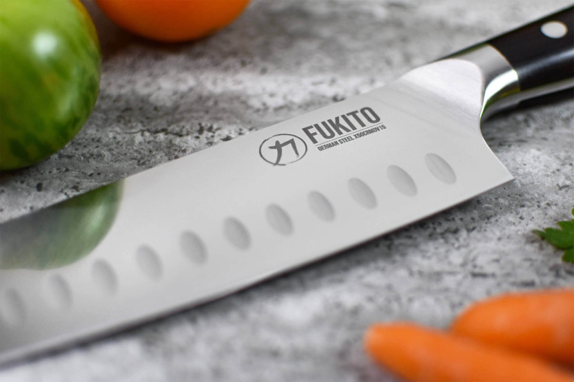 Set van 5 Fukito Ebbenhout X50 keukenmessen