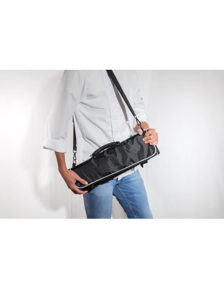 Koffer mit 5 Küchenmessern Fukito Ebène X50