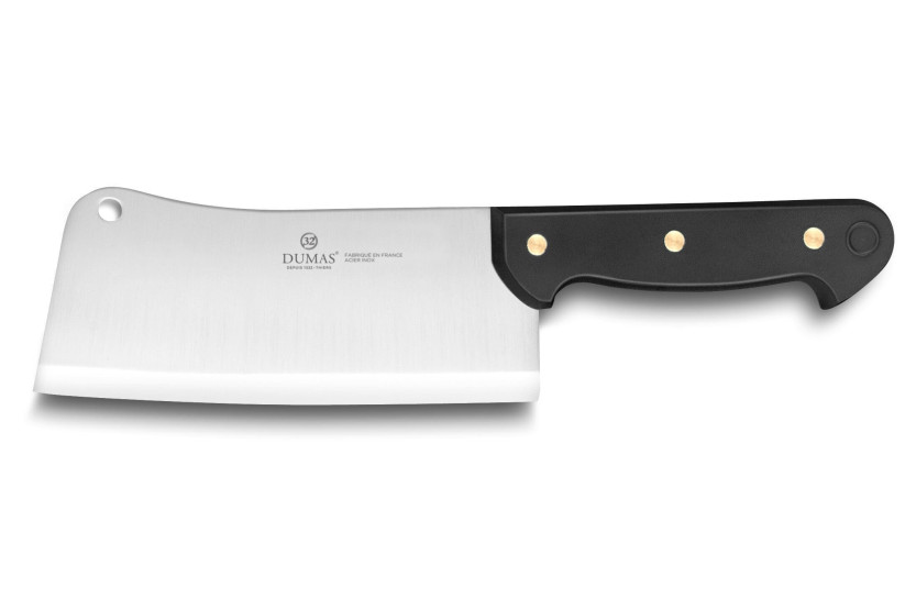 32 Lamiera da macellaio Dumas 17cm 400g manico 3 rivetti