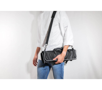 Estuche vacío Sayuto para 9 cuchillos y utensilios + 2 bolsillos de almacenamiento 2