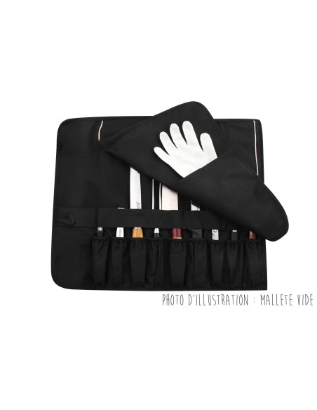 Leere Wusaki-Tasche für 9 Messer und Utensilien + 2 Aufbewahrungstaschen