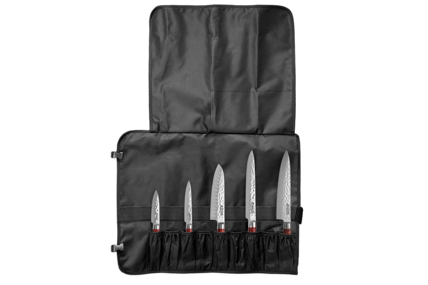 Conjunto de 5 facas de cozinha Wusaki Pakka X50 com cabos em pakkawood
