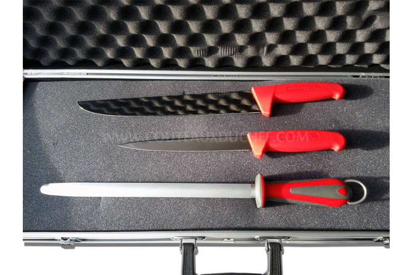 Conjunto de 7 facas profissionais BARGOIN para talhantes