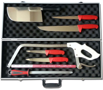Conjunto de 7 facas profissionais BARGOIN para talhantes