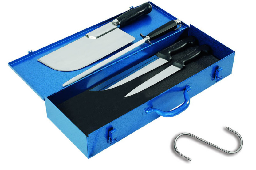 Au Nain metallkoffert for slaktespill 5 stk.