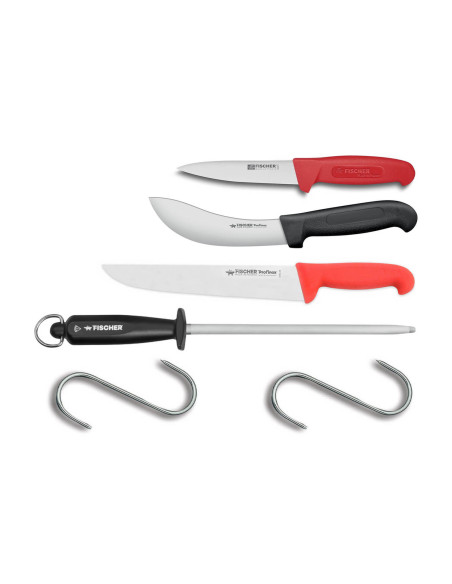 Fischer Jagdkoffer 6 Messer und Zubehör