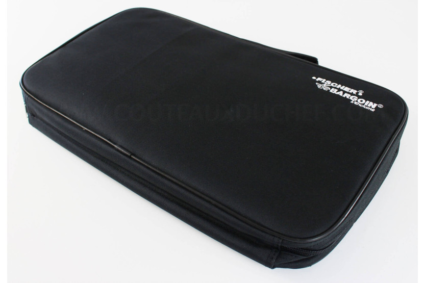 Koffer mit 20 professionellen Messern und Zubehör BARGOIN weich
