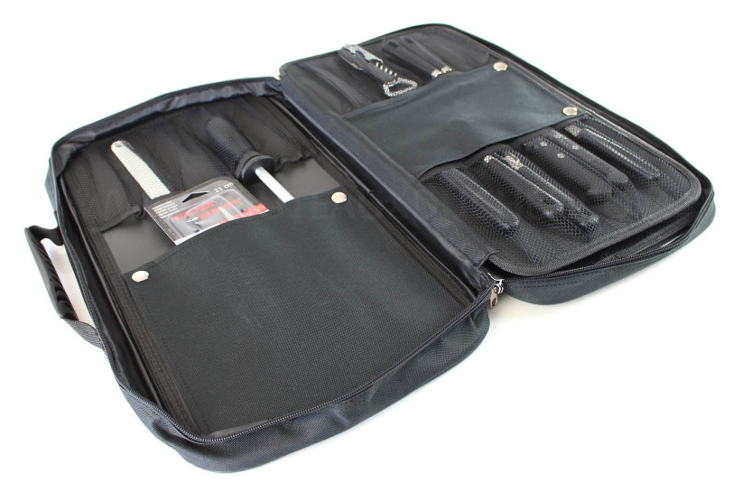 Valigetta morbida con 20 coltelli professionali e accessori BARGOIN