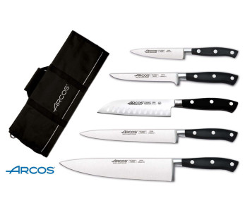 Arcos Riviera professional case 5 smidda köksknivar
