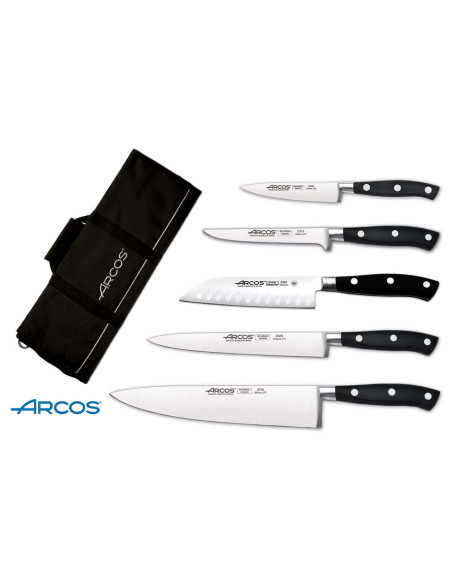 Arcos Riviera professional case 5 smidda köksknivar