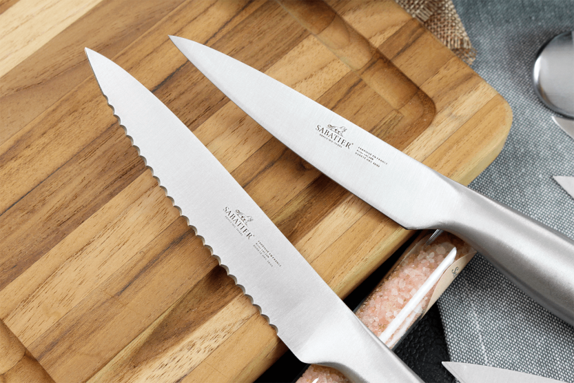 Cooking case Sabatier Fuso Nitro+ 7 knives French production + 1 sharpening steel