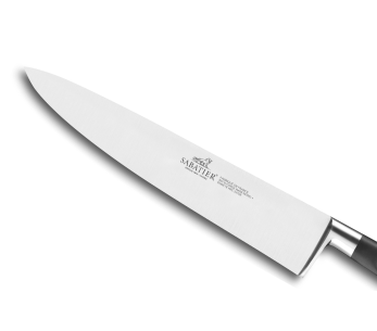 Sabatier Ideal 100% taottu ruostumattomasta teräksestä valmistettu kotelo 7 ranskalaista veitsiä + 1 haarukka + 1 ase 2