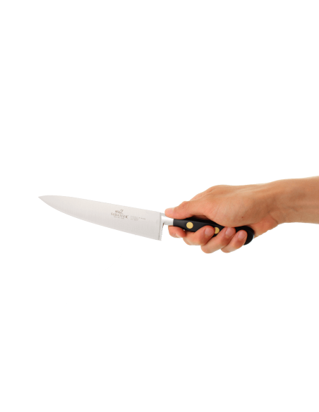 Sabatier Chef case 6 French knives + 1 fork + 1 gun