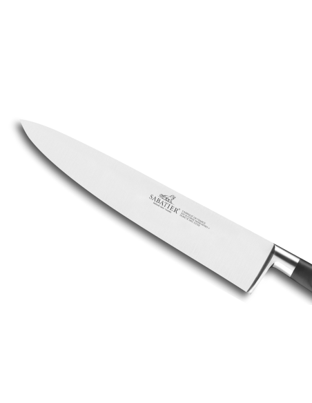Sabatier Chef case 6 French knives + 1 fork + 1 gun