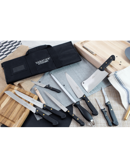 Valigetta Sabatier Cuisine d'aujourd'hui 8 coltelli di fabbricazione francese + 1 pistola