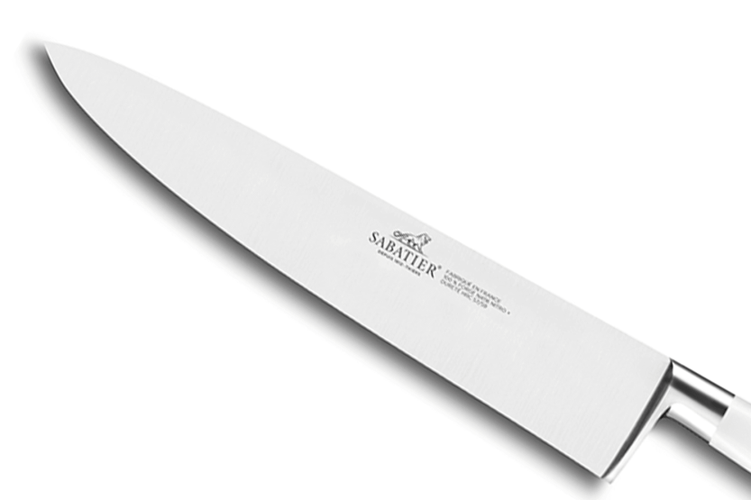 Cooking case Sabatier Toque Blanche 5 knives made in France + 1 sharpening steel