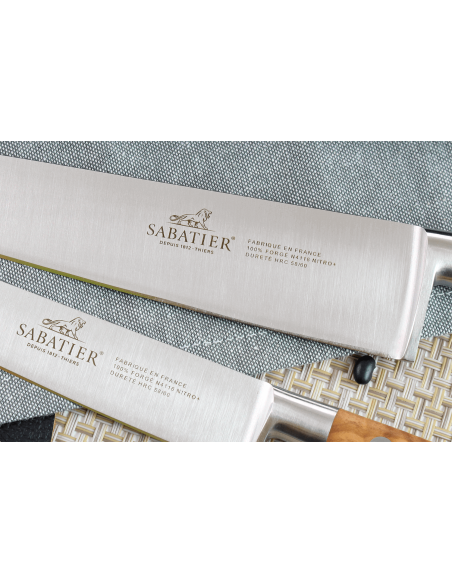 Kochkoffer Sabatier Provençao 5 Messer französische Herstellung + 1 Wetzstahl