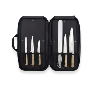 Mala de cozinha Sabatier Brocéliande 5 facas de fabrico francês + 1 espingarda 2