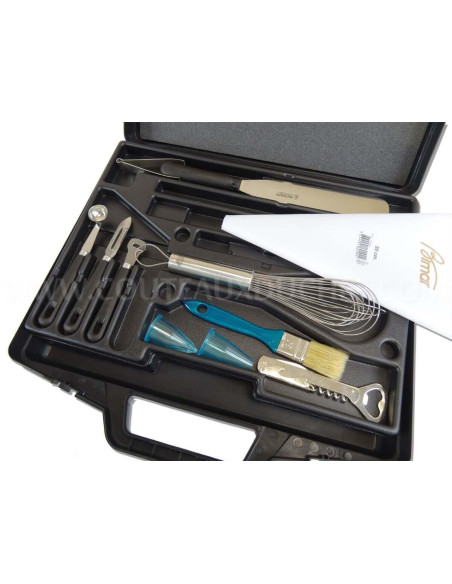 Au Nain Estuche de 19 cuchillos y utensilios para hostelería