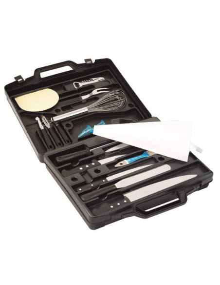 19 Au Nain knives and utensils hotellerie case