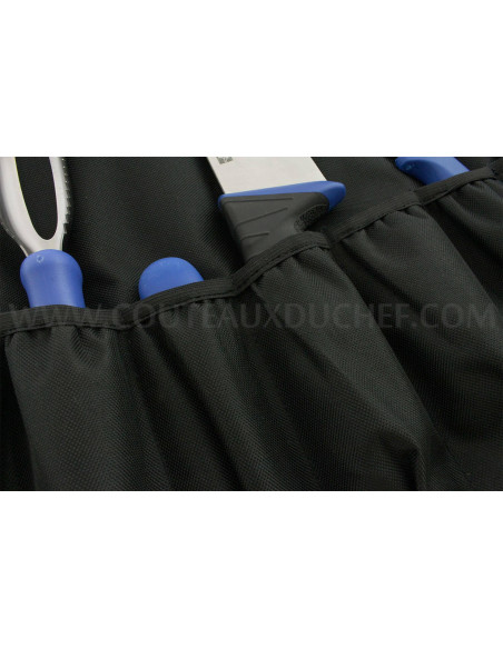 Estuche de pescadero Fischer Bargoin 6 cuchillos y utensilios