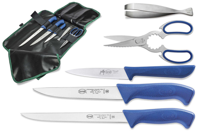 Kit profissional de 5 peças para peixaria Sanelli Premana