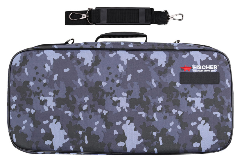 Fischer viskoffer met 6 messen en accessoires