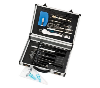 Deglon Campus Cuisine 33 bestick- och knivfodral + 2 FIXCLASS-brickor