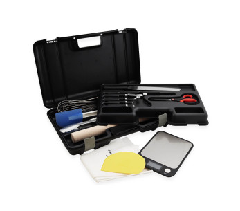Fischer Bargoin speciale CAP/BEP kookkoffer met 18 keukengerei + hangslot en weegschaal
