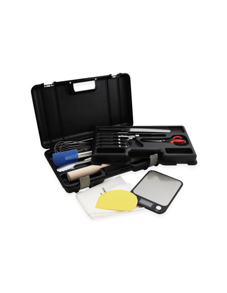 Valigetta da cucina Fischer Bargoin speciale CAP/BEP con 18 utensili + lucchetto e bilancia