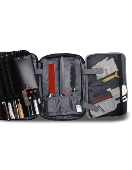 CHEFCASE high-end empty backpack for chefs 2 maxi compartments