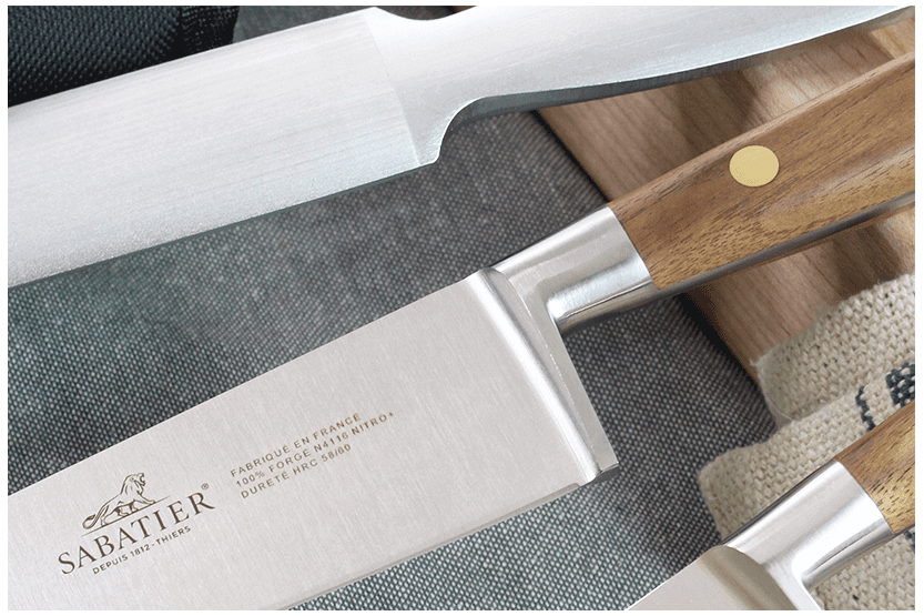 Kochkoffer Sabatier Perigord 7 Messer französische Herstellung + 1 Wetzstahl