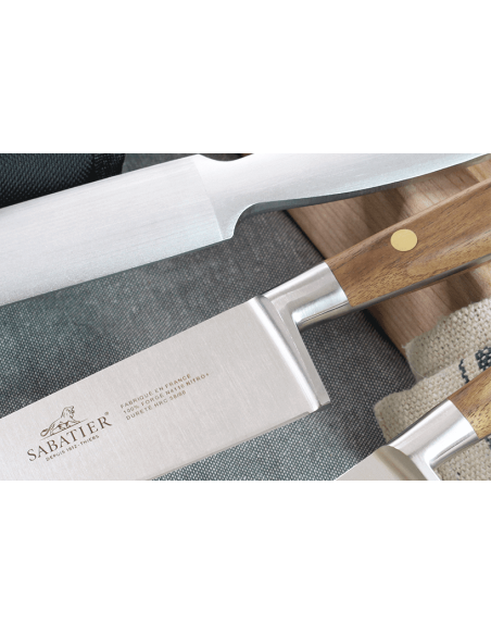 Cooking case Sabatier Perigord 7 knives French production + 1 sharpening steel
