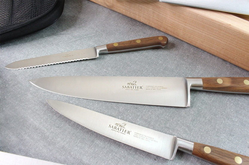 Kochkoffer Sabatier Périgord 5 Messer französische Herstellung + 1 Wetzstahl