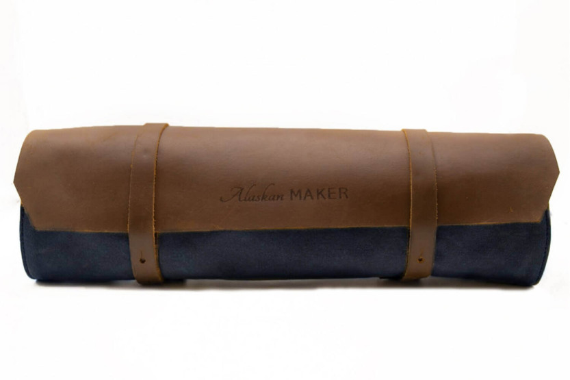 Mala vazia para facas Alaskan Maker Chef - 61x38,5cm com 9 compartimentos