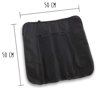 Estuche para 8 cuchillos Bargoin y 2 bolsillos para accesorios 2
